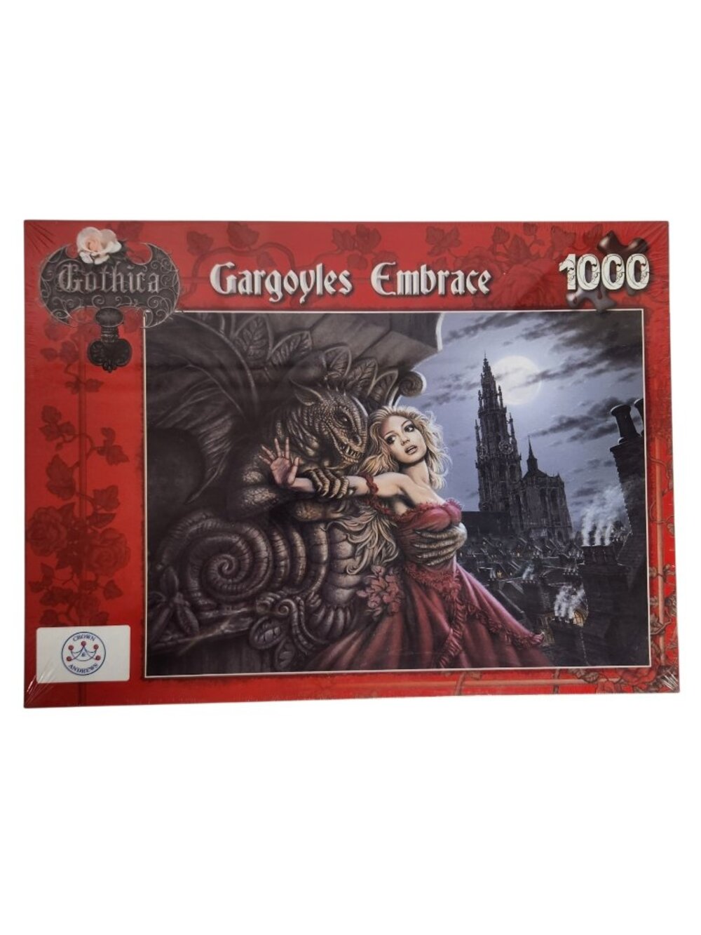 Gothica Gargoyles Embrace 1000 Piece Puzzle Art By Steve Read
